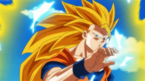 Dragon ball z movie 04: Goku fase 3 en movimiento