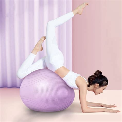 65cm Yoga Balls Pvc Matte Pilates Fitness Balance Balls Thickened