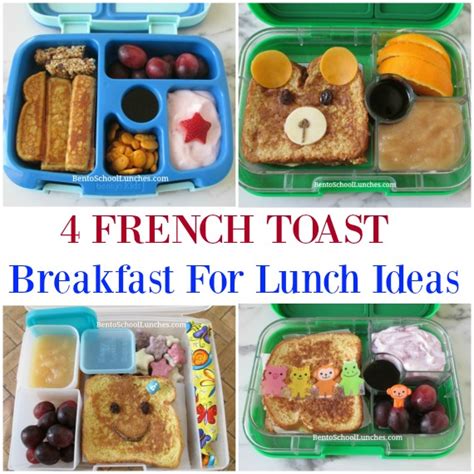 French Toast School Lunch Delicieux Recette