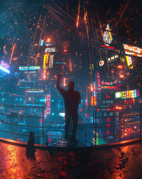 Dangiuz On Behance Dystopian Art Cyberpunk Aesthetic Cyberpunk City