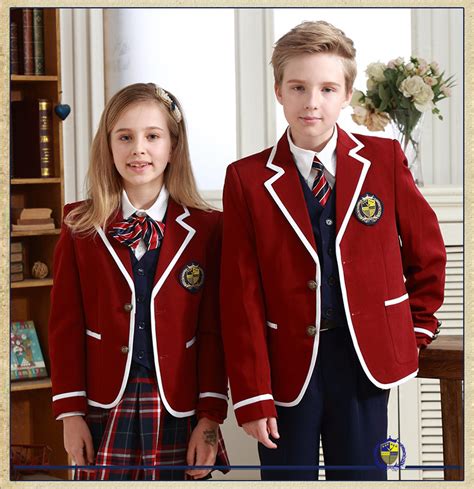 Custom Middle School Boys And Girls School Uniform Boys Blazers With