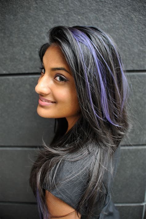 10 Gray Hair With Purple Streaks Fashionblog