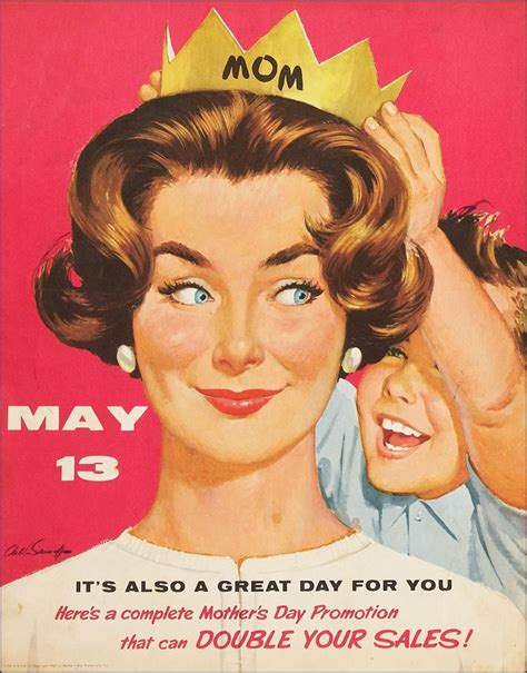 Arthur Sarnoff Mothers Day Poster Happy Mothers Mothers Day