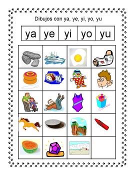 En este video los niños aprenderán las letra y con las sílabas ya ye yi yo yu y como unirlas a otras sílabas. Spanish Syllable Yy Word Sorts by Busy Bilingual Buddies | TpT