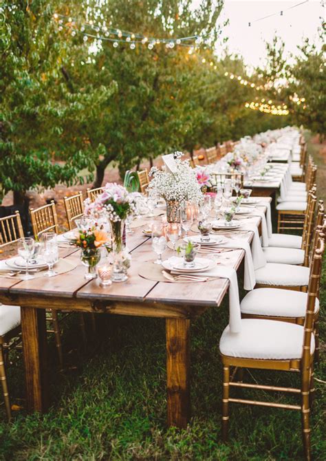 Outdoor Wedding Long Tables Archives Weddings Romantique