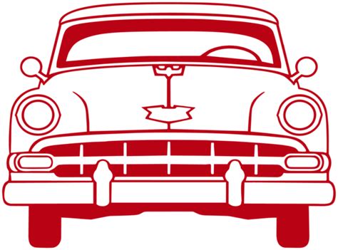 1954 Chevy Bel Air Front View Vinyl Decal Your Color Choice Sticker Ebay