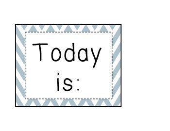 Days of the Week Labels with Sign Language Symbols by The Special Ed Scoop