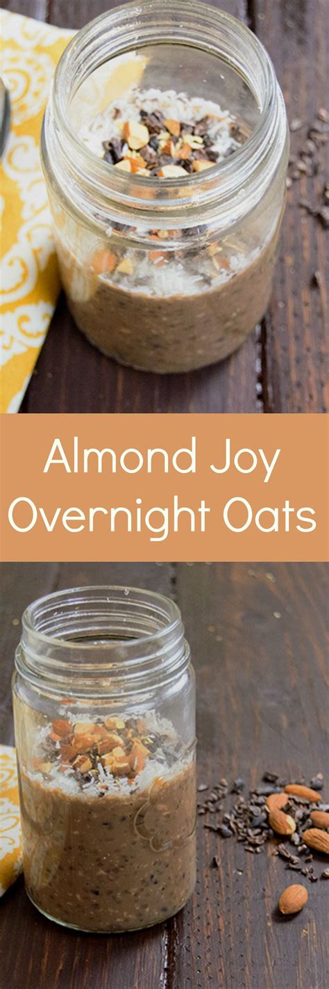 These almond joy overnight oats are creamy, delicious, and taste like an almond joy! Almond Joy Overnight Oats | PancakeWarriors | Yummy ...