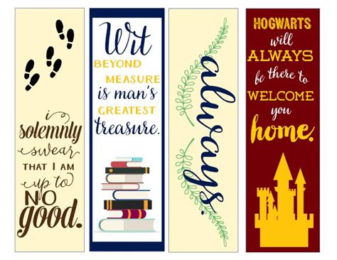 Easy harry potter bookmarks one thing to mention, while painting, in many places two coat of paint is used to give it a better look. Falling in Love with the Harry Potter Series | Marcador de ...