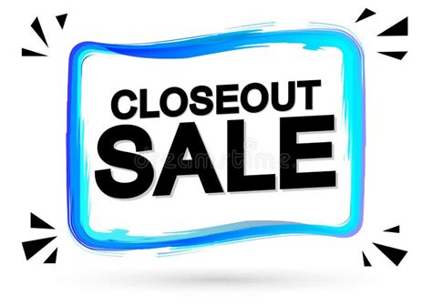 Closeout Sale Promotion Tag Design Template Discount Speech Bubble