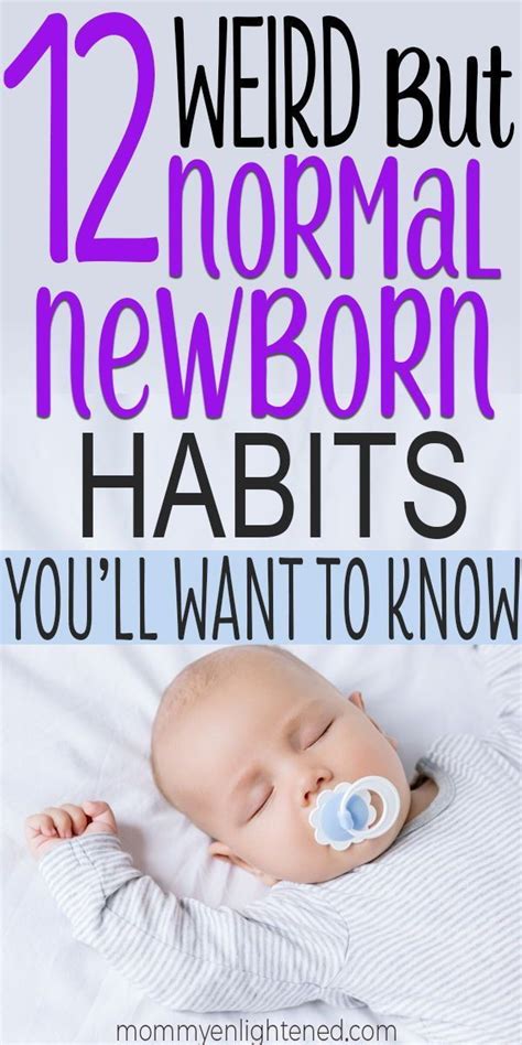 Here Are Twelve Strange Newborn Baby Habits That Are Not Well Known To