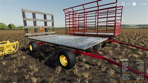 Autoload Hay Wagon V10 Mod Farming Simulator 19 Mod Fs19