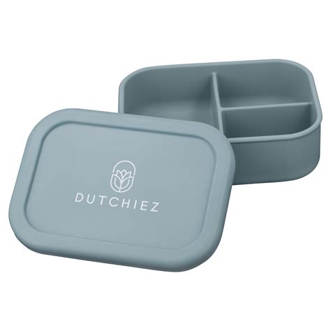 Siliconen Lunchbox Dusty Blue Dutchiez