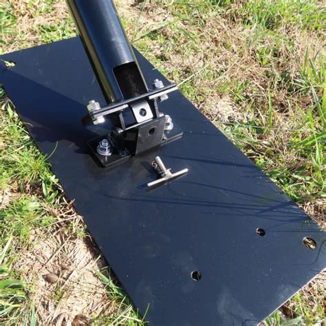 Ground Base Mast Mount Kit With Or Without Tilt Max Gain Systems Inc