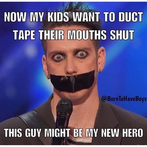 My Mom Loves This Guy And Agrees Tape Face Americas Got Talent