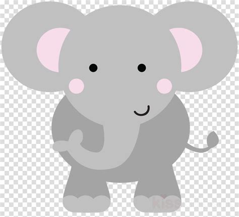 Baby Elephant Cartoon Clipart Animals Transparent Clip Art