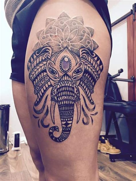 Mandala Thigh Tattoo Designs Ideas And Meaning Tattoos