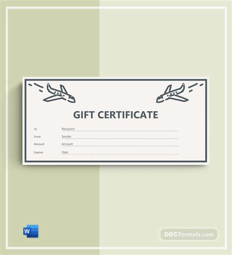 Check spelling or type a new query. 72+ FREE Gift Certificate Templates - Word (DOC) | PDF | Docformats.com