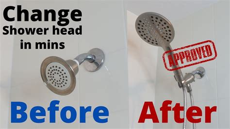 how to replace shower head in minutes youtube