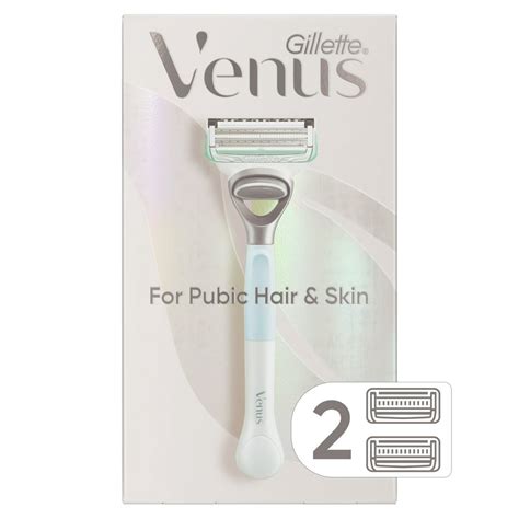 Gillette Venus For Pubic Hair And Skin Womens Razor Handle And 2