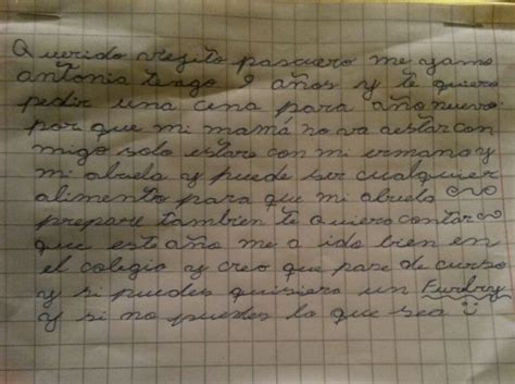 La Conmovedora Carta Que Una Niña De 9 Años Le Escribió Al Viejo