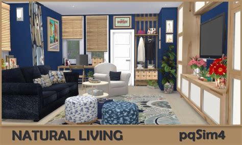 Sims 4 Ccs The Best Natural Living By Pqsim4 Casa Sims Muebles