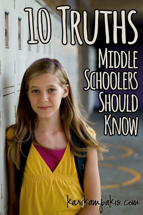 Ten Things Your Middle Schooler Should Know Middle Shcool Can Be Tough