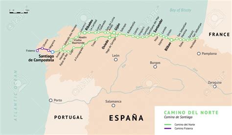 Printable Map Of Camino De Santiago Printable Maps