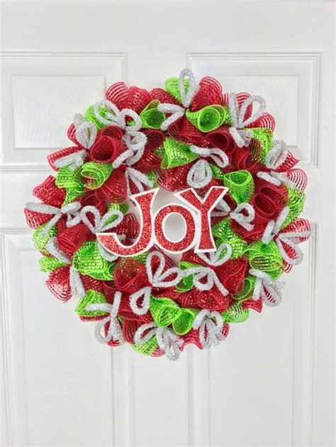 Christmas Diy Deco Mesh Wreath Hometalk