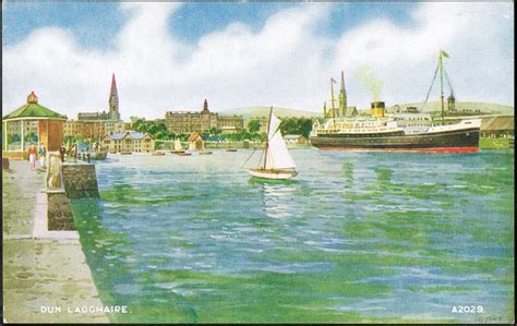 Postcards Co Dublin Dun Laoghaire Kingstown Collection In Album