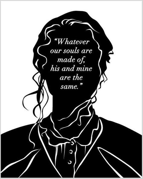 Literary Art Print Wuthering Heights Catherine Quote Emily Bronte
