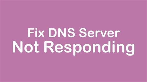 How To Fix DNS Server Not Responding Windows YouTube