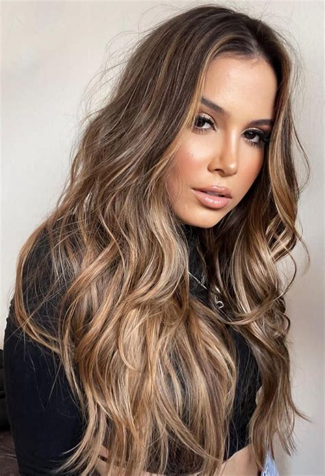 41 Chic Dark Brown Hair With Highlights For A Stylish Look 2022 In