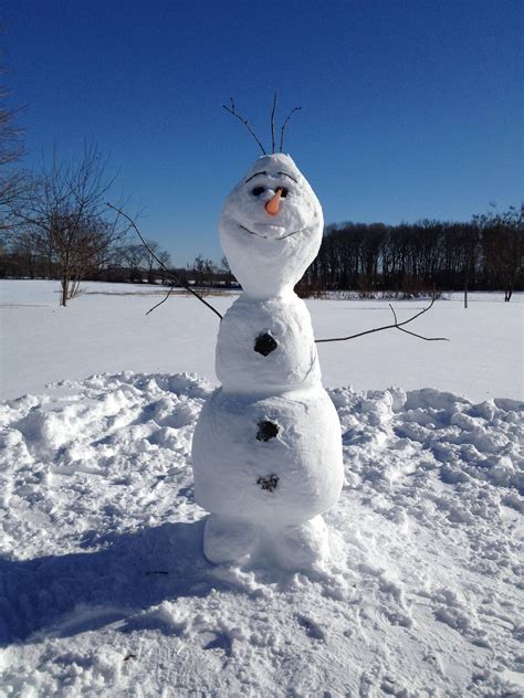 Olaf Real Snowman New Calendar Template Snowman Winter Photography