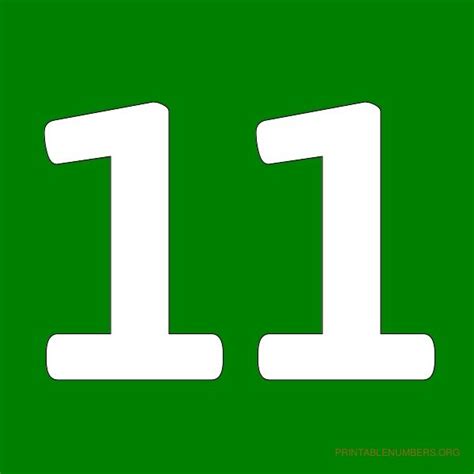 Green Number Clipart Image 37875