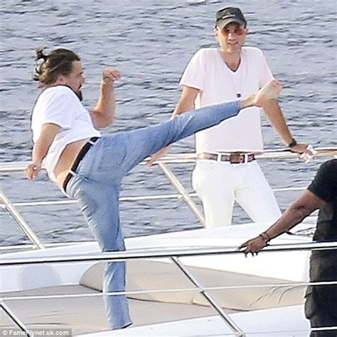 Leonardo Dicaprio Shows Fighting Prowess During Martial Arts On His