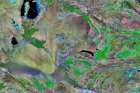 Uzbekistan has the largest population among all the central asian countries, and a heritage of the silk road. Uzbekistan Map and Satellite Image