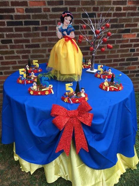 Enchanted Snow White Theme Birthday Party Ideas Photo Of Fiestas De Blancanives