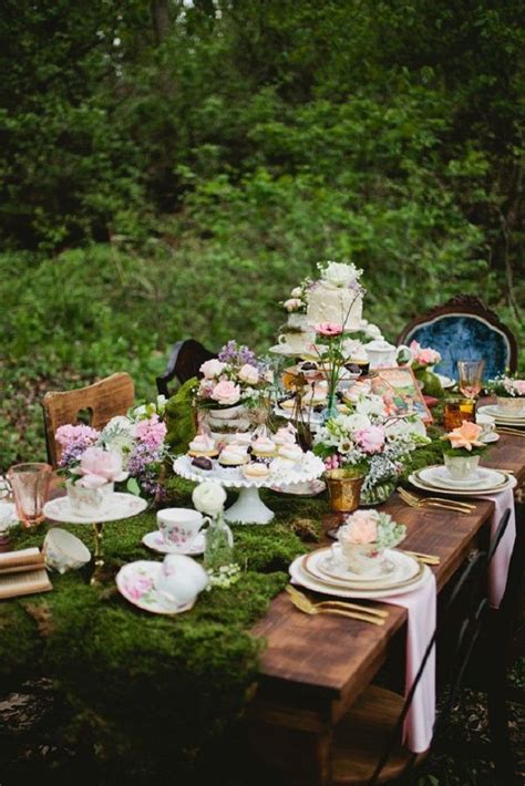 Whimsical Wonderland Wedding Tablesetting Ideas Fairy Tale Wedding