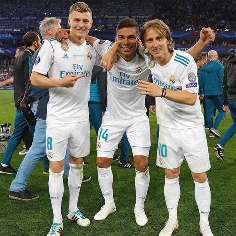 Toni Kroos Casemiro And Luka Modric The Best Midfielders Of Europe At