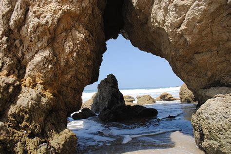 Cave El Matador Beach By Robert Moss