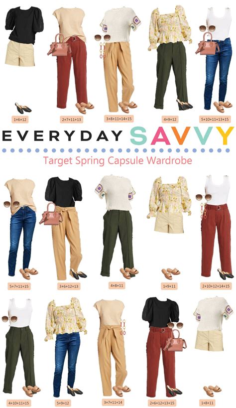 Spring Outfits For Women Target Spring Capsule Wardrobe