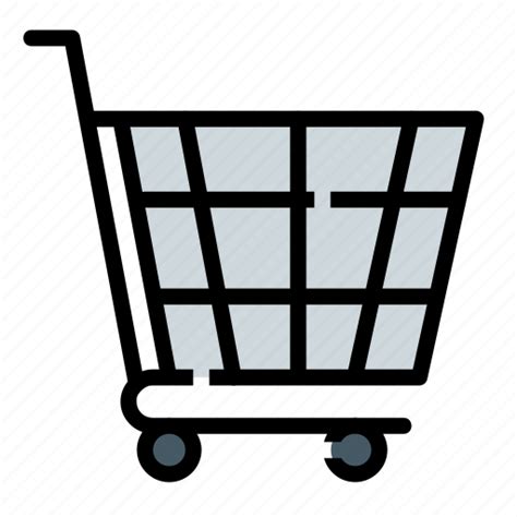 Basket Business Cart Ecommerce Marketing Shopping Trolley Icon