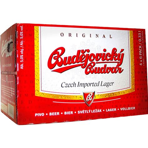 Budvar Czech Premium Lager 330ml X 24 Case Woolworths