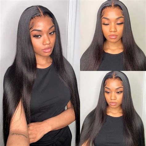 Unice Hair 5x5 Hd Lace Closure Wigs Virgin Straight Wig Pre Plucked