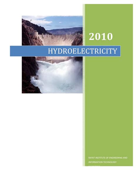 Hydroelectricity File Pdf Hydroelectricity Power Station