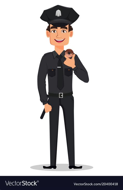 Police Officer Policeman Royalty Free Vector Image