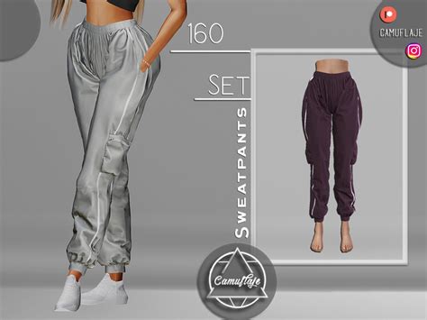 The Sims Resource Set 160 Sweatpants