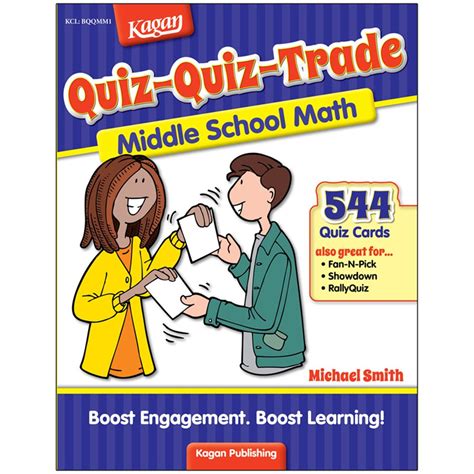 Quiz Quiz Trade Middle School Math Level 1 Ka Bqqmm1 Kagan