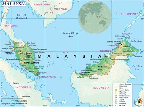 Malaysia Map Malaysia World Map Map Malaysia